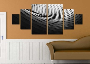 Tablou Canvas Multicanvas Abstract - Img 1