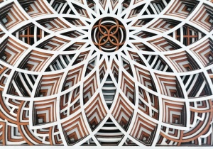 Tablou Mandala "Infinity" decorativ din lemn, decor 3d multistrat - Img 5