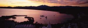 Tablou Multicanvas Rasarit in Golf - Img 2