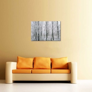 Tablou Canvas Copaci iarna - Img 1