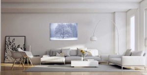 Tablou Canvas Copaci Inghetati - Img 1