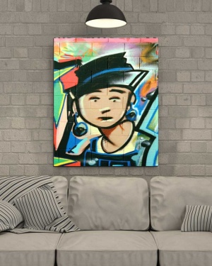Tablou Canvas Graffiti - Img 1