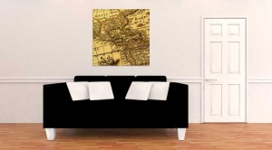 Tablou Canvas Harta - Img 1