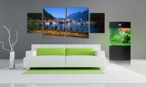 Tablou Canvas Multicanvas Port Turistic - Img 1