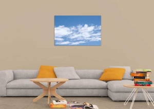 Tablou Canvas Nori Albi pe Cer - Img 1