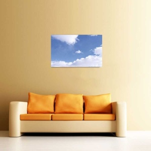 Tablou Canvas Nori Albi pe Cer - Img 1