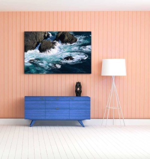 Tablou Canvas Stanci in mare - Img 1