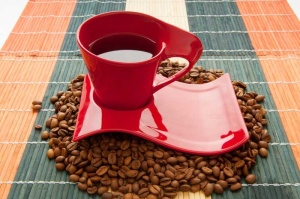 Tablou Canvas Ceasca Rosie de Cafea - Img 2