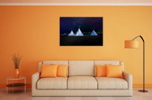 Tablou Canvas Corturi Apache - Img 1