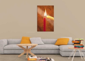 Tablou Canvas Lumanare de Craciun - Img 1