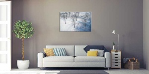 Tablou Canvas Copaci in zapada - Img 1