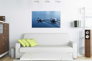 Tablou Canvas Lebede - Img 1