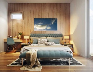 Tablou Canvas Nori Albi pe Cer - Img 1