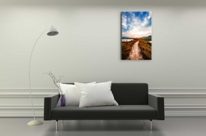 Tablou Canvas peisaje drumul spre apus de soare - Img 1