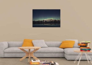 Tablou Canvas Munte Noaptea - Img 1
