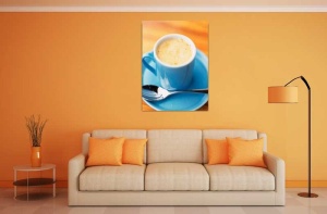 Tablou Canvas Cafea cu spuma de lapte - Img 1