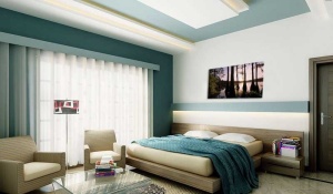 Tablou Canvas Copaci in lumina rasaritului - Img 1