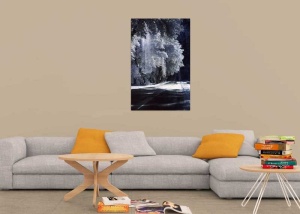 Tablou Canvas Copaci Inghetati - Img 1
