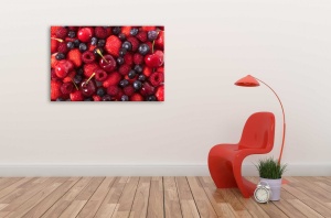 Tablou Canvas fructe cules din gradina - Img 1