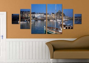 Tablou Canvas Multicanvas Port Turistic - Img 1