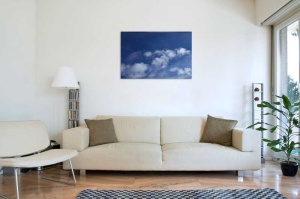 Tablou Canvas Nori Albi pe Cer - Img 1