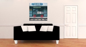 Tablou Canvas Retro Gara - Img 1