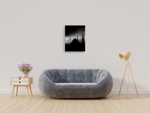 Tablou Canvas alb-negru - Cupole si paratrasnete - Img 3