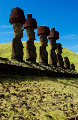 Tablou Canvas Statui - Moai - Img 2
