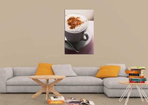 Tablou Canvas Cafea cu spuma de lapte - Img 1