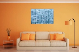 Tablou Canvas Copaci inghetati - Img 1