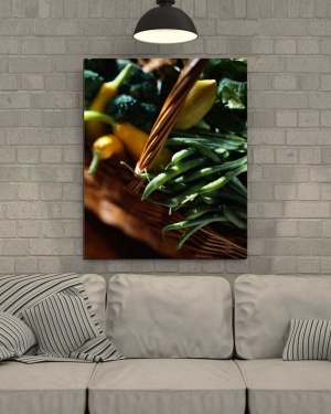 Tablou Canvas Fasole Verde - Img 1