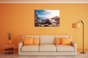 Tablou Canvas Golf cu Stanci - Img 1