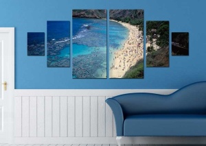 Tablou Canvas Multicanvas Plaja - Img 1