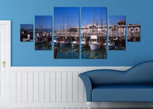 Tablou Canvas Multicanvas Port Turistic - Img 1