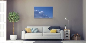 Tablou Canvas Nori Albi pe Cer - Img 1