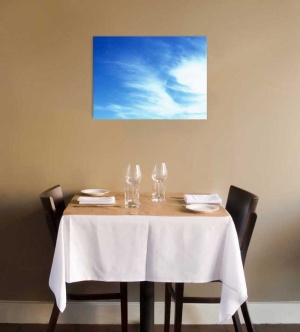 Tablou Canvas Nori Albi pe Cer - Img 1