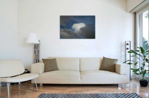 Tablou Canvas Nori Albi pe Cer - Img 1