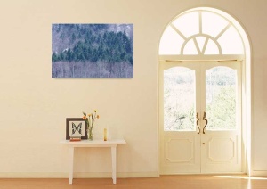Tablou Canvas Padure iarna - Img 1