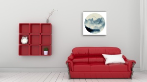 Tablou Canvas peisaj stol de pasari - Img 1