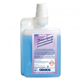 DETERGENT super concentrat parfumat pentru pardoseli DEOCLEAN diferite arome 1 Lt set 12 buc,
