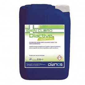 Dezinfectant Biocid alcalin cloractiv non spumant, specific pentru sectorul spitalicesc si centrele de tratament. DIACTIVE HOSPITAL