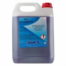 Detergent parfumat pentru spalarea frecventa a pavimentelor NET PAVIMENTI 5 Kg Set 4 buc.