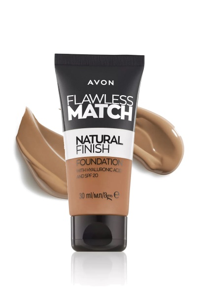 Fond de ten Flawless Match Natural Finish 245 N (Natural Beige) – Machiaj perfect, hidratare intensă - Img 1