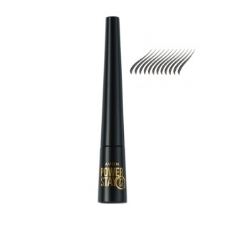Fard de sprâncene de lungă durată Powerstay Soft Black – Definire și Rezistență Impecabilă