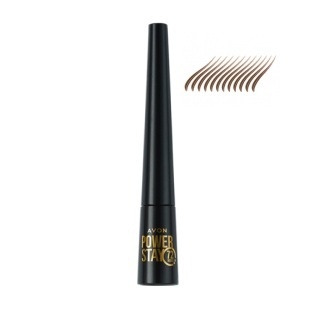 Fard de sprâncene de lungă durată Powerstay Dark Brown – Definire și Rezistență Impecabilă