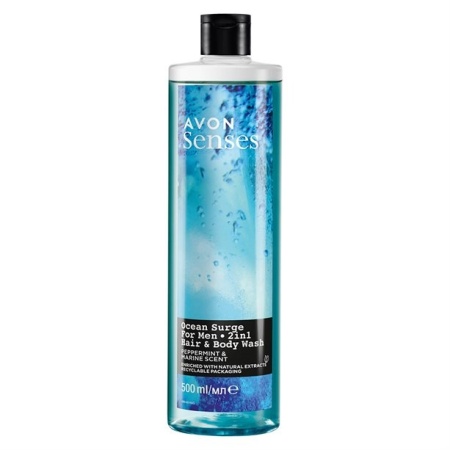 Gel de duș pentru păr și corp Ocean Surge – Revigorare și Hidratare