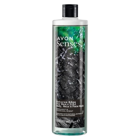 Gel de duș 3 în 1 Natures Edge – Revigorare pentru corp, păr și față