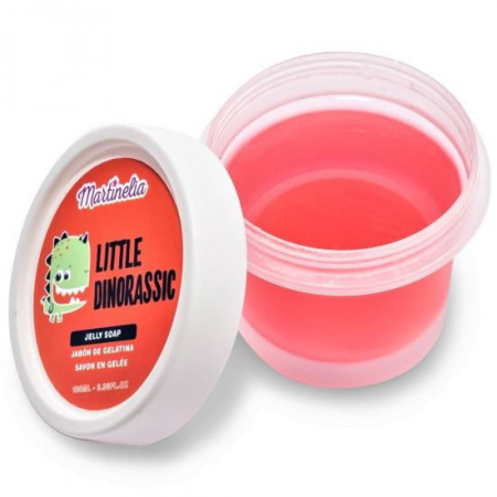 Sapun tip gelatina Little Dinorassic Jelly Soap Martinelia 99704, roz, 100 ml