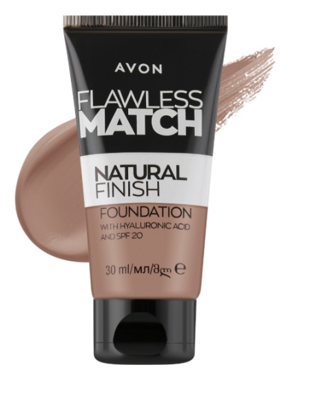 Fond de ten Flawless Match Natural Finish 438P (Chocolate) – Machiaj perfect, hidratare intensă