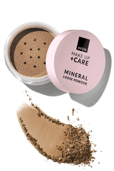 Pudră minerală Make-Up + Care Medium Deep – Strălucire și Îngrijire pentru un Ten Impecabil